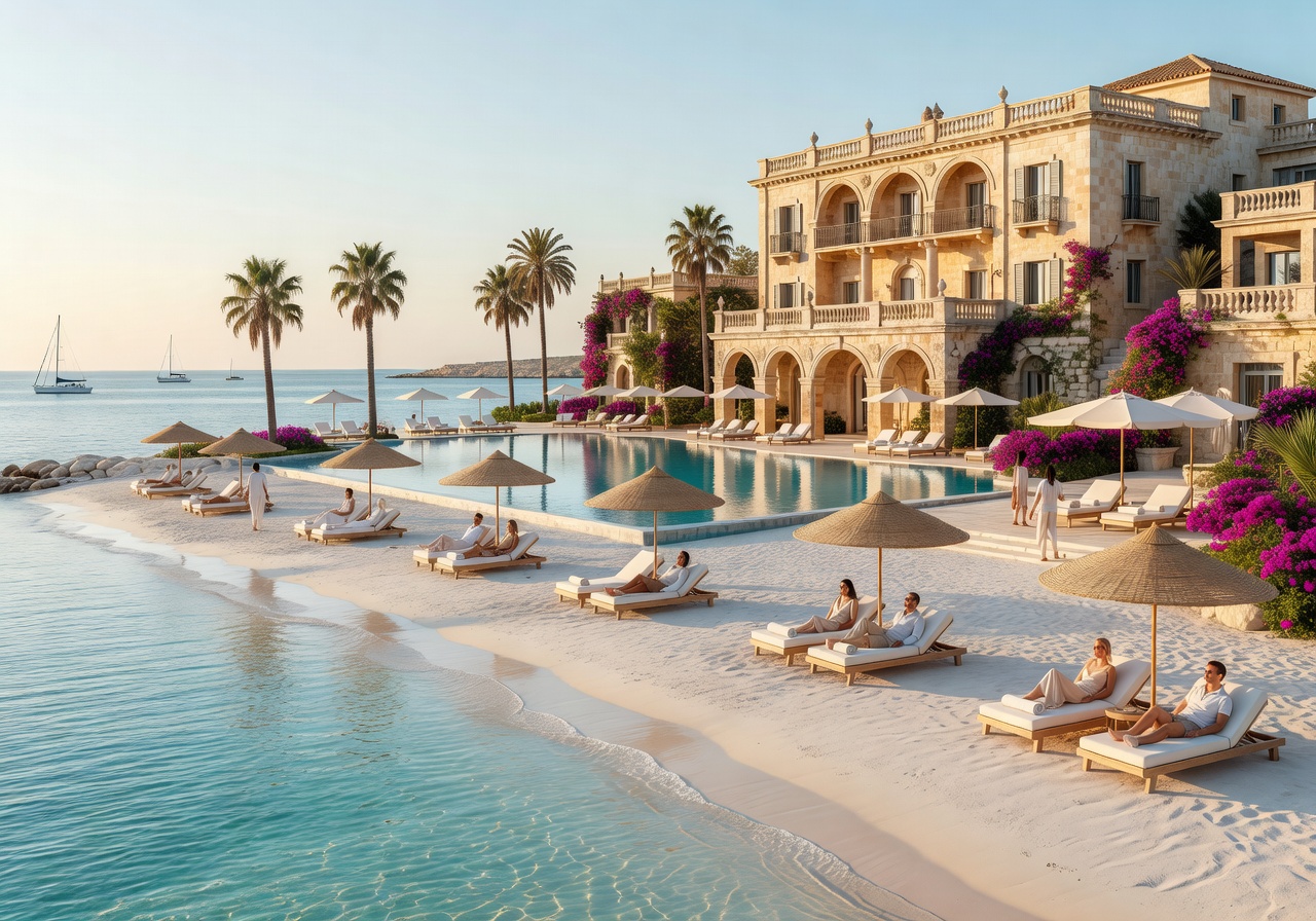 Corinthia St Georges Bay luxury Malta beach resort