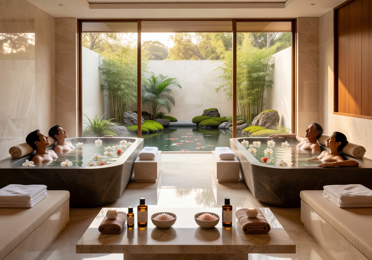 Couples spa package luxury