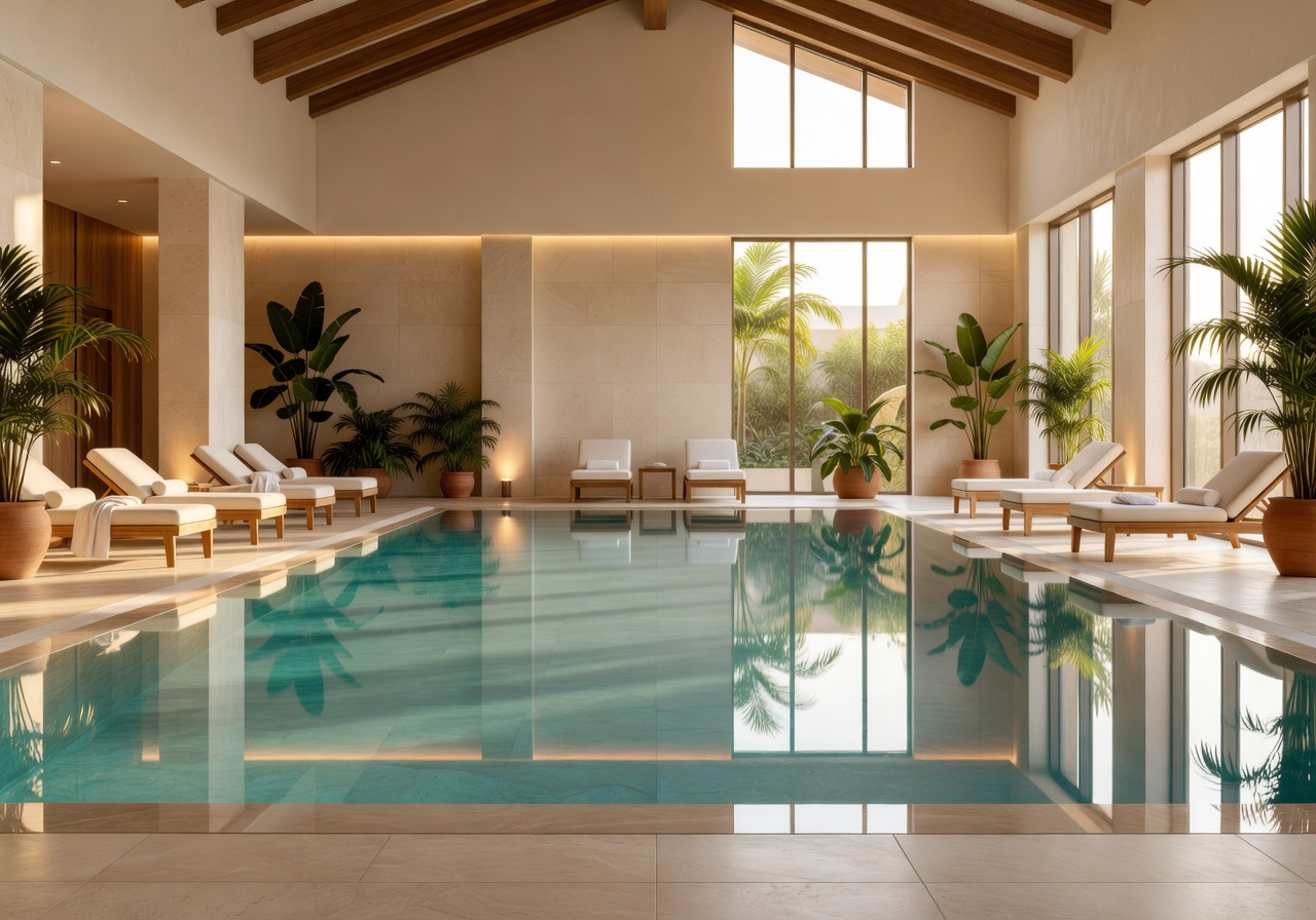 Hilton Malta wellness spa pool